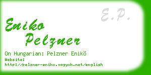 eniko pelzner business card